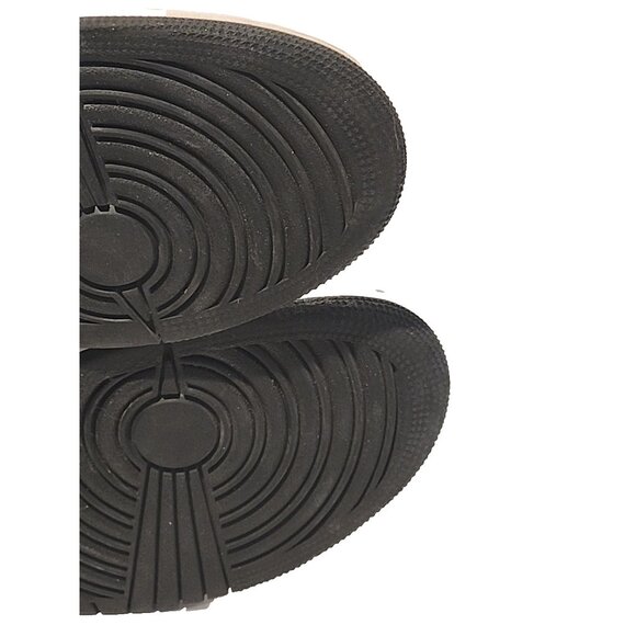 NIKE Air Jordan 1 Mid Womens size 9 mens 7.5 Grey Fog Black White BQ6472-015 - Picture 8 of 14